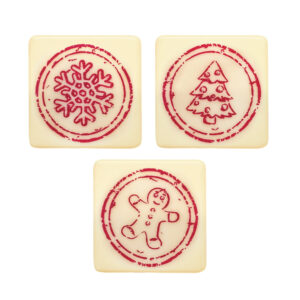 Christmas Stamps chocolate decorations for seasonal sweets