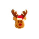 Rudolph Reindeer chocolate decoration for holiday cakes