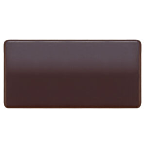 Large dark rectangle custom chocolate with logo