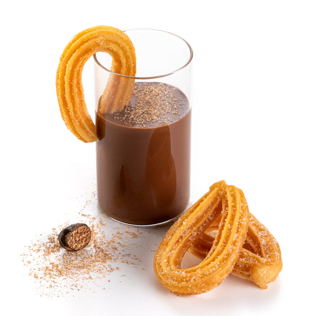 Hot chocolate with churros