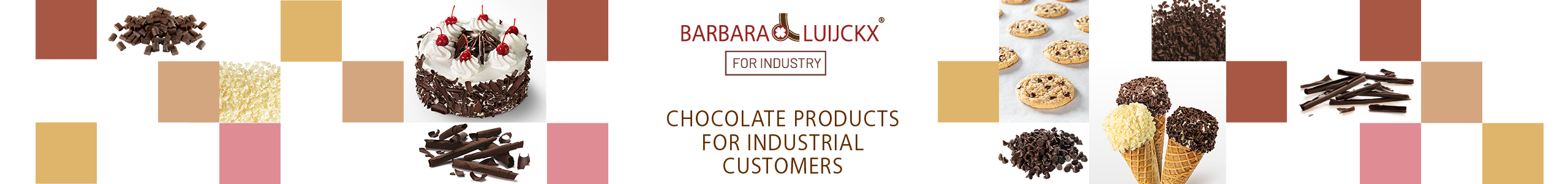 Chocolate products for industrial customers