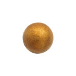 shiny, antique gold chocolate ball