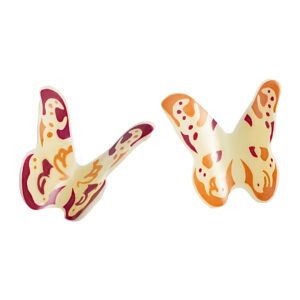 3d butterfly made from white chocolate